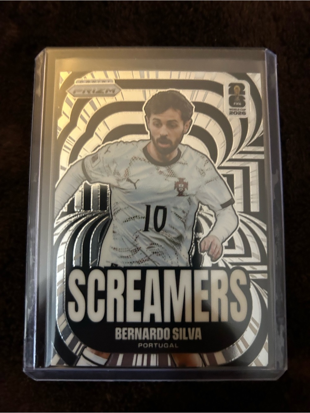 Panini Screamer Soccer Card - Silver/Black